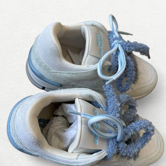 Axel Arigato Area Lo Label Sneakers in Light Grey & Blue main image 5
